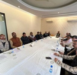 अशासकीय विद्यालय प्रबंधक महासभा के मुकेश अध्यक्ष व प्रशांत बने कोषाध्यक्ष