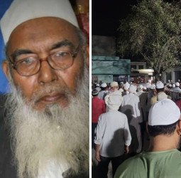 बुजुर्ग शिक्षक शाकिर अली का इंतकाल, जनाजे में उमड़ी भीड़