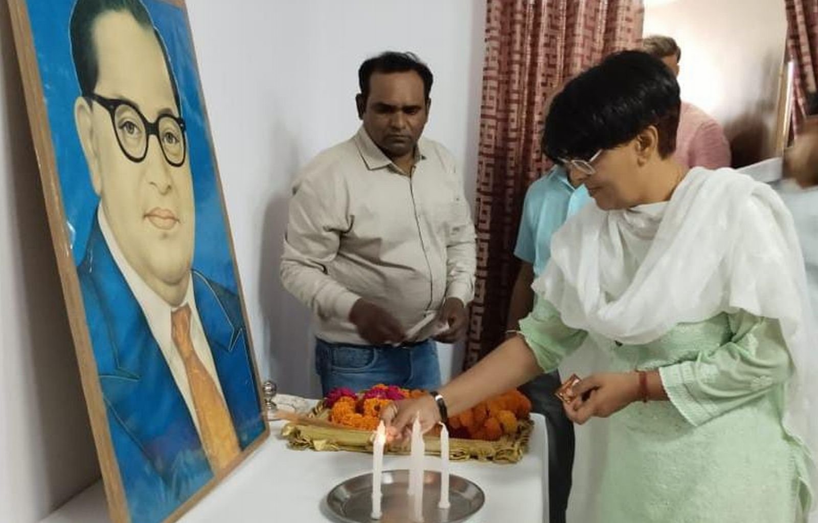 मंडल रेल प्रबंधक कार्यालय में मनाई गई आंबेडकर जयंती