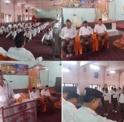 आरएसएस ने मनाया संघ संस्थापक हेडगेवार का जन्मदिन