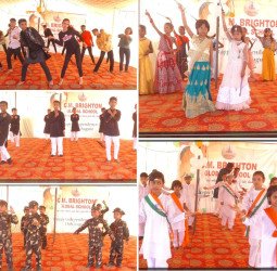 सीएम ब्राइटन ग्लोबल स्कूल में बच्चों ने कार्यक्रम पेश कर समां बांधा