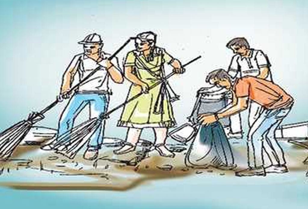 नाले की सफाई के लिए स्लैब हटाने को कहा तो सफाई कर्मचारियों से भिड़े ट्रांसपोर्टर
