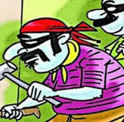 कूड़े के ढेर ने किया सीढ़ी का काम, घर में घुसकर चोर ले गए साढ़े छह लाख का माल