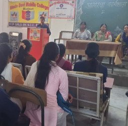 छात्राओं को बताए आत्मरक्षा के तरीके, गिंदोदेवी कॉलेज में हुई कार्यशाला