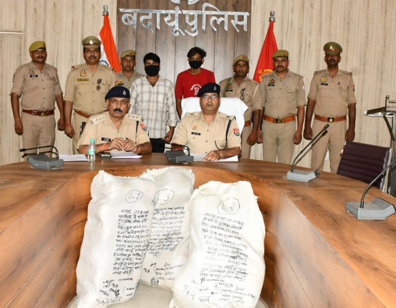 उड़ीसा से लाकर बेचते थे गांजा, पुलिस ने दो धरे, 20 लाख का गांजा बरामद