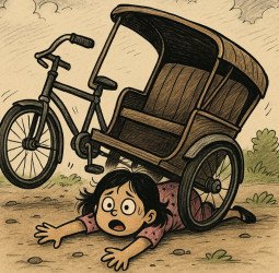 परिवार के साथ मेला जा रही थी छह साल की मासूम, ई-रिक्शा पलटा और चली गई जान