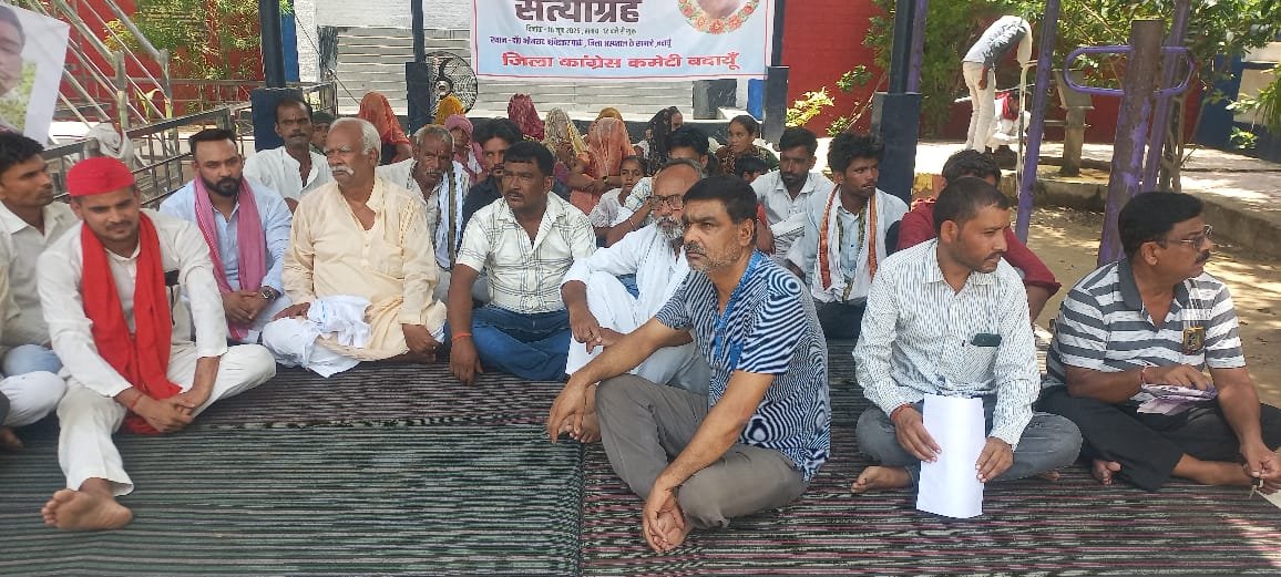 पूर्व मंत्री भूपेंद्र सिंह दद्दा ने सत्याग्रह स्थल पर पहुंचकर दिया समर्थन