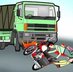 दवा लेने जा रहे थे दंपती, ट्रक की टक्कर से पत्नी की मौत