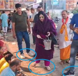 चप्पलें तो कपड़े की बता दीं, पर स्पोर्ट्स शू किस 'कपड़े' के बने थे जनाब....इसका क्या देंगे जवाब ?