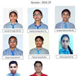 टिथोनस इंटरनेशनल स्कूल में गौरयान्वी सिंह ने किया विद्यालय टॉप