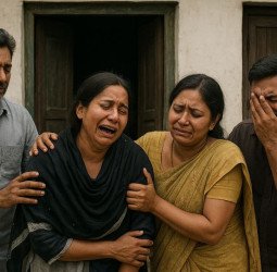 एक घर से उठी दो अर्थियां...बेटे ने हादसे में जान गंवाई, घायल पिता ने भी तोड़ दिया दम