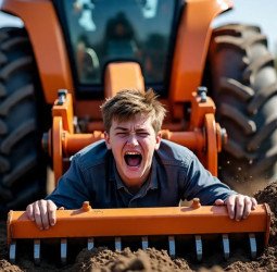 ट्रैक्टर के रोटावेटर में फंस गया युवक, परिजन बोले- हत्या की गई