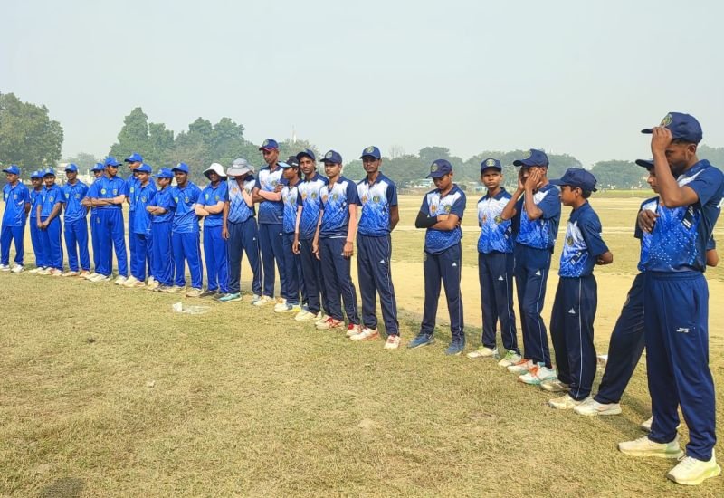 अंडर-19 क्रिकेट प्रीमियर लीग मैच में पहले दिन की विजेता रही बजरंग ब्लास्टर