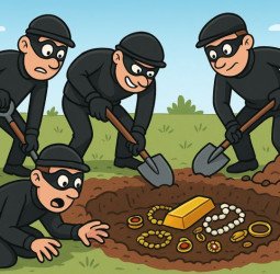 जमीन में दबाकर रखे थे चार लाख के जेवर...चोर आए और खोदकर ले गए, कई और घरों से भी चोरी