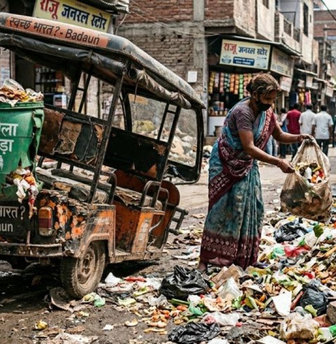 कूड़ा ढोने के लिए रिक्शे लगाए, पर किसी काम न आए...अब जनता कहां फेंके कचरा