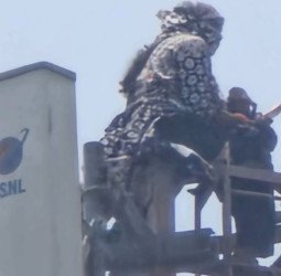 VIDEO: तीन घंटे मोबाइल टावर पर चढ़ी रही महिला, पिता और भाइयों को मिली सजा के खिलाफ दोबारा ट्रायल की मांग