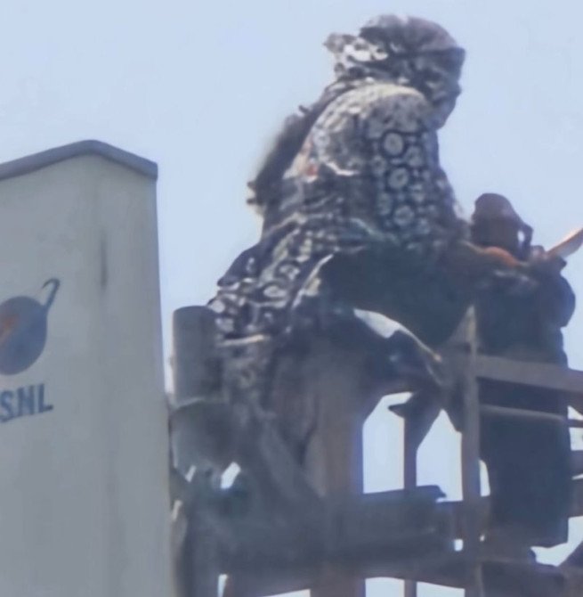 VIDEO: तीन घंटे मोबाइल टावर पर चढ़ी रही महिला, पिता और भाइयों को मिली सजा के खिलाफ दोबारा ट्रायल की मांग