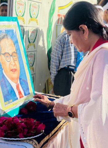 टिथोनस इंटरनेशनल स्कूल में मनाई आंबेडकर जयंती, बच्चों ने पेश किए कार्यक्रम