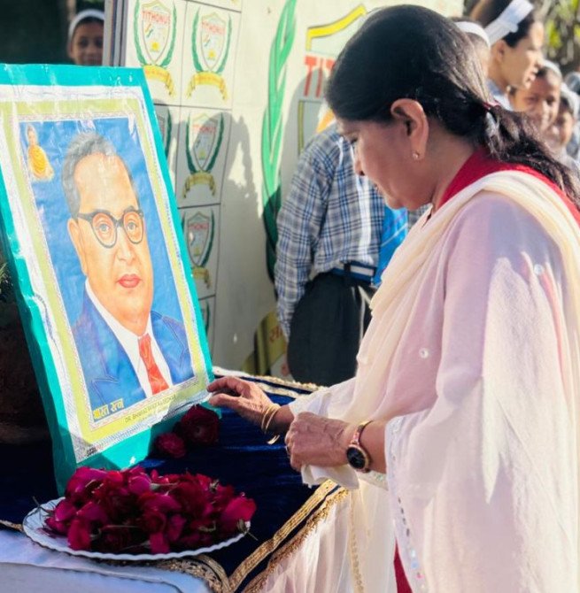 टिथोनस इंटरनेशनल स्कूल में मनाई आंबेडकर जयंती, बच्चों ने पेश किए कार्यक्रम