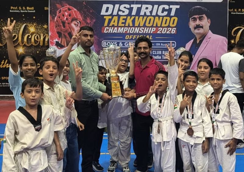बरेली में हुई जिला ताइक्वांडो चैंपियनशिप में टिथोनस स्कूल का शानदार प्रदर्शन