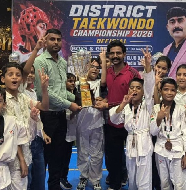 बरेली में हुई जिला ताइक्वांडो चैंपियनशिप में टिथोनस स्कूल का शानदार प्रदर्शन