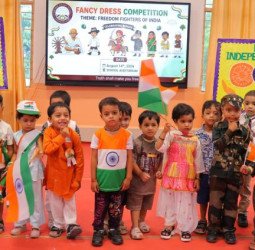 मदर एथीना में स्वतंत्रता दिवस के उपलक्ष्य में फैंसी ड्रेस प्रतियोगिता का आयोजन