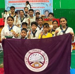 मदर एथीना स्कूल ने मंडल स्तरीय ताईक्वांडो प्रतियोगिता में जीते सात स्वर्ण चार रजत और चार कांस्य पदक
