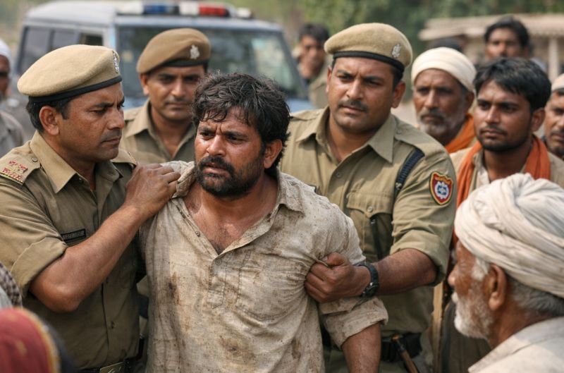 शरारती तत्व ने क्षतिग्रस्त की देवी की प्रतिमा, ग्रामीणों में आक्रोश