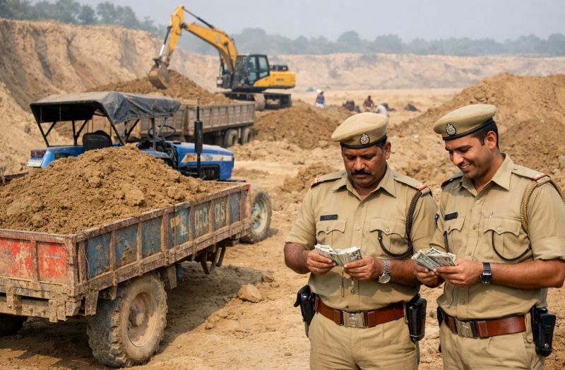 ...तो क्या बदायूं के इस थाने में पुलिस वाले ही करा रहे खनन, पहले भी सवालों के घेरे में रहे हैं यहां के खाकी वाले