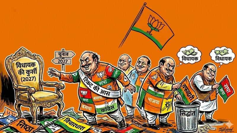 विधायक की कुर्सी के लिए टिकट की आस...2027 की जंग के लिए नेताओं ने बदला 'सियासी लिबास'