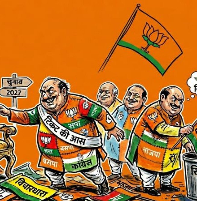 विधायक की कुर्सी के लिए टिकट की आस...2027 की जंग के लिए नेताओं ने बदला 'सियासी लिबास'