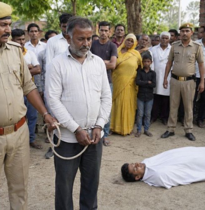 जवान बेटे की लाश पड़ी थी सामने, हथकड़ियों में जकड़ा खड़ा पिता बहा रहा था आंसू...आखिर क्या हुआ ऐसा