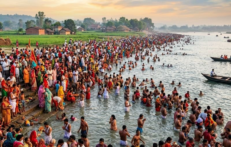 बदायूं में दशहरा पर गंगा में चार डूबे, तीन की मिलीं लाशें, एक बालिका लापता