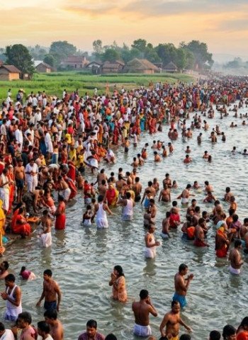 बदायूं में दशहरा पर गंगा में चार डूबे, तीन की मिलीं लाशें, एक बालिका लापता