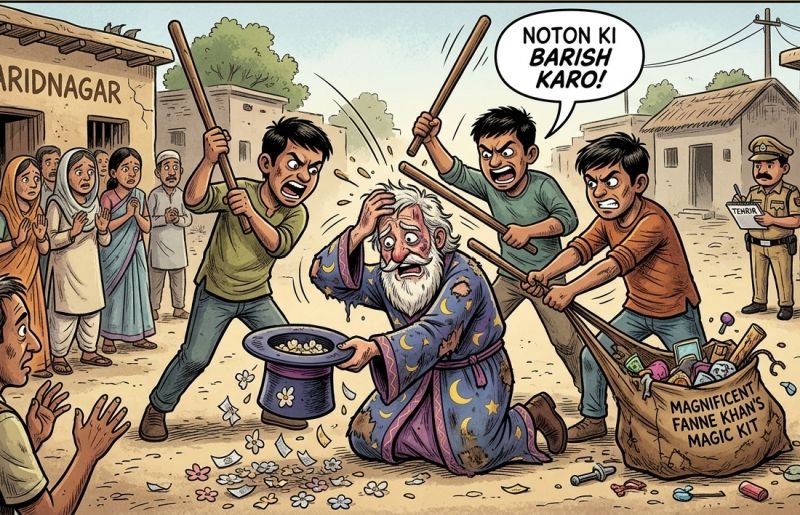 'जादू जानता है तो नोटो की बारिश करके दिखा'...नहीं बरसा पैसा तो डंडे बरसाए