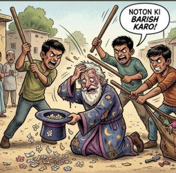'जादू जानता है तो नोटो की बारिश करके दिखा'...नहीं बरसा पैसा तो डंडे बरसाए