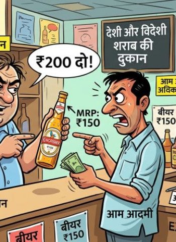 वीडियोः चंदौसी में जमकर हो रही शराब की ओवररेटिंग, नहीं सुन रहा विभाग