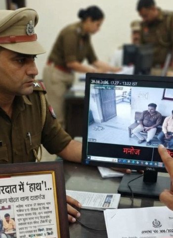 थाना दे रहा गवाही पर फिर भी दर्ज हुई फर्जी कहानी...सीसीटीवी में दर्ज 'सबूत'