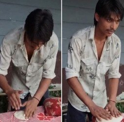 वीडियोः थूककर बना रहा था तंदूर की रोटी...रील पर गाना लगाया- 'हम जो काम करते है खुलेआम करते हैं'